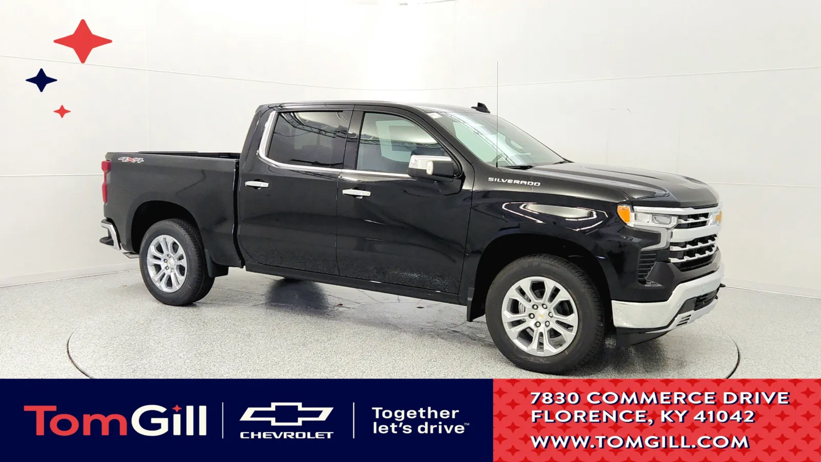 Black 2026 Chevrolet Silverado 1500 LTZ for sale in Florence, KY