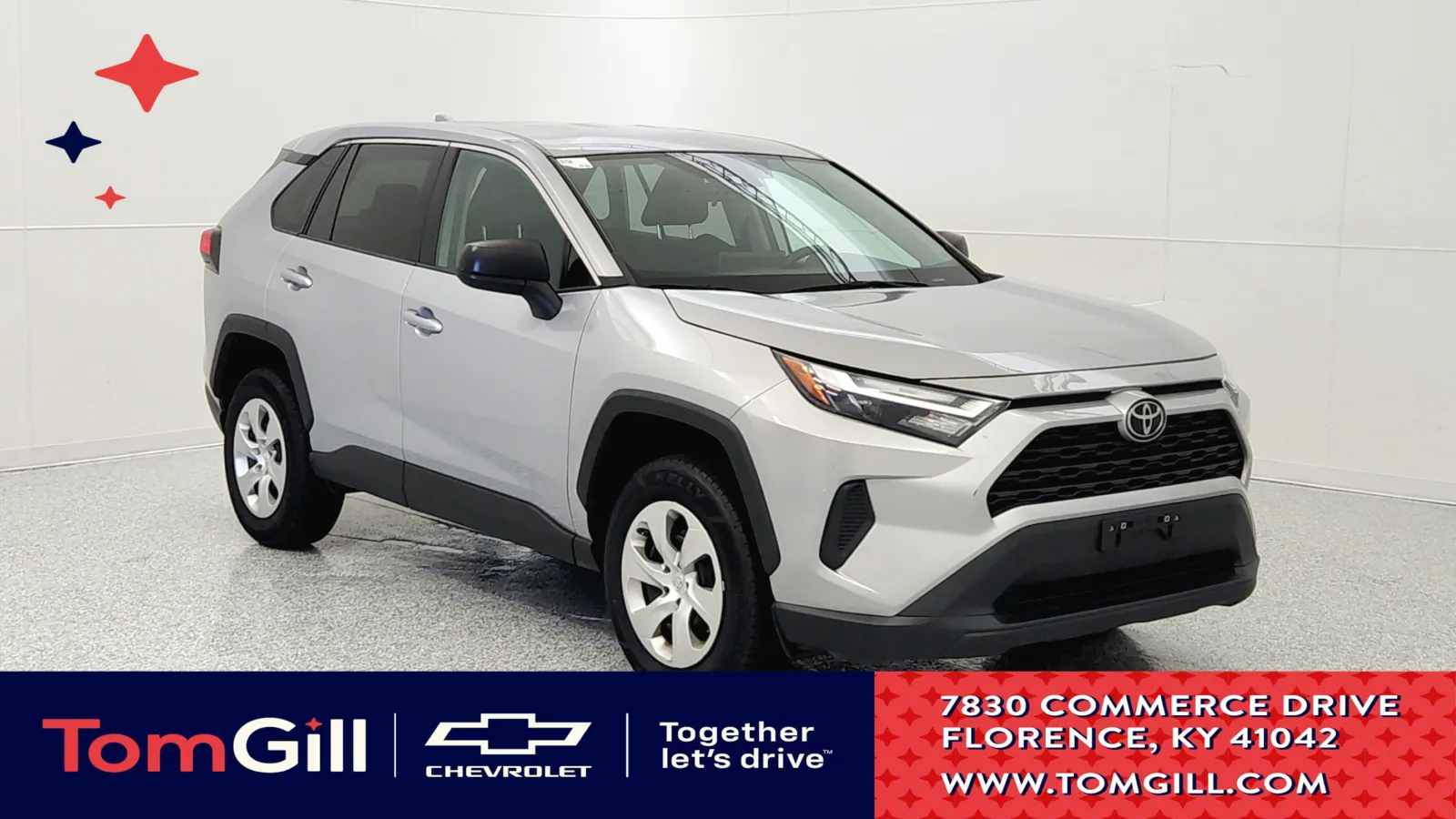 Silver 2023 Toyota RAV4 LE for sale in Florence, KY