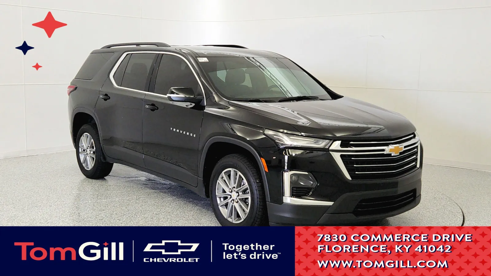 Black 2023 Chevrolet Traverse LT Cloth for sale in Florence, KY