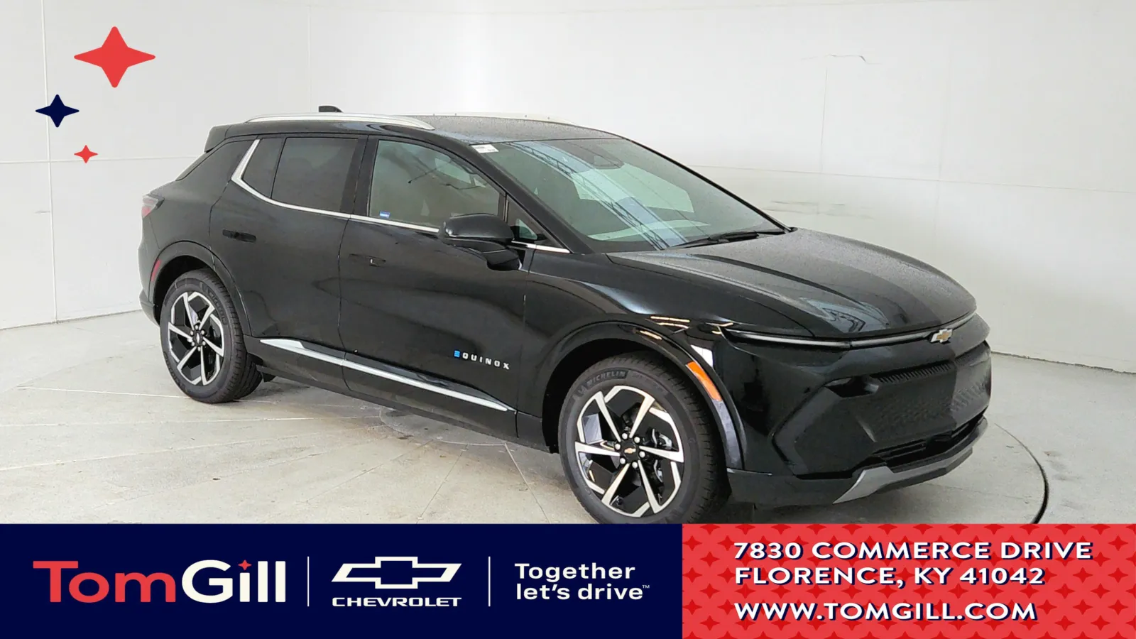 Black 2025 Chevrolet Equinox EV LT2 with PDE for sale in Florence, KY