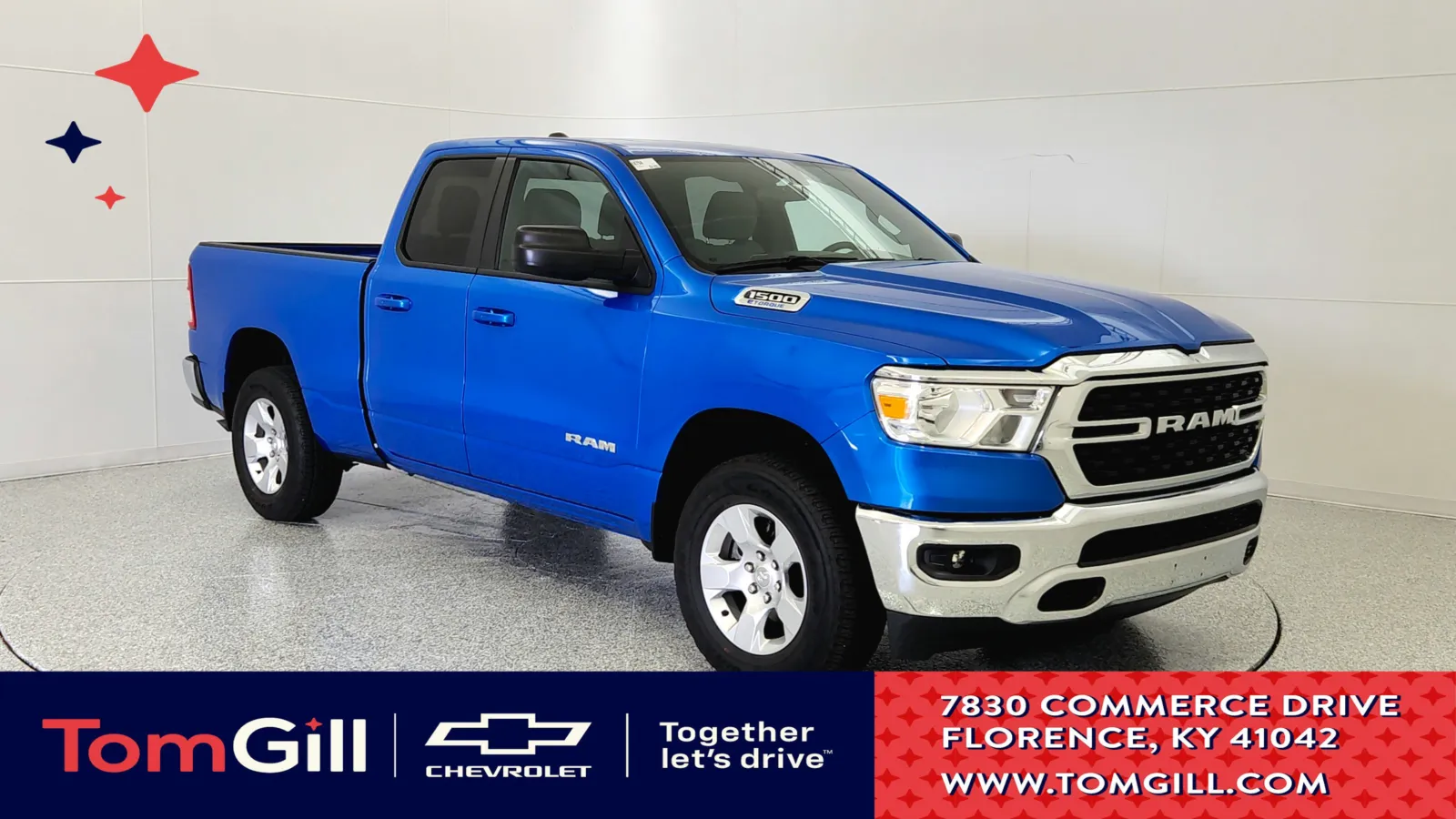 Blue 2022 Ram 1500 Big Horn for sale in Florence, KY