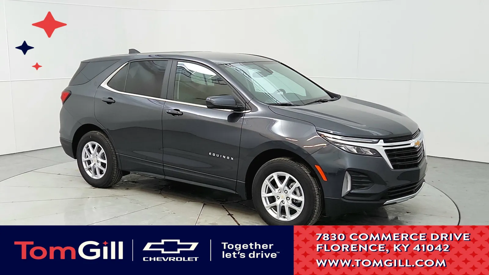Gray 2022 Chevrolet Equinox LT for sale in Florence, KY