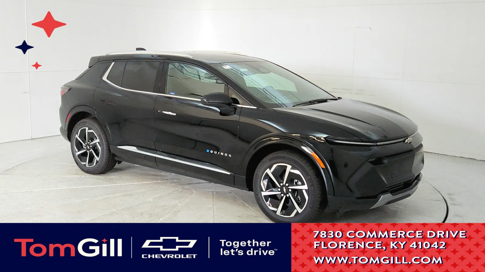 Black 2025 Chevrolet Equinox EV LT2 with PDE for sale in Florence, KY