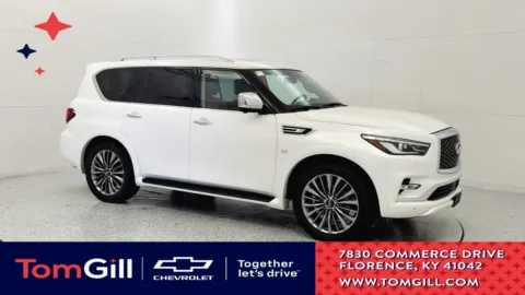 White 2019 INFINITI QX80 LUXE for sale in Florence, KY