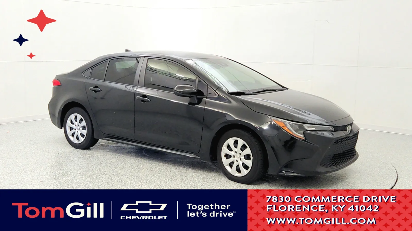 Black 2022 Toyota Corolla LE for sale in Florence, KY