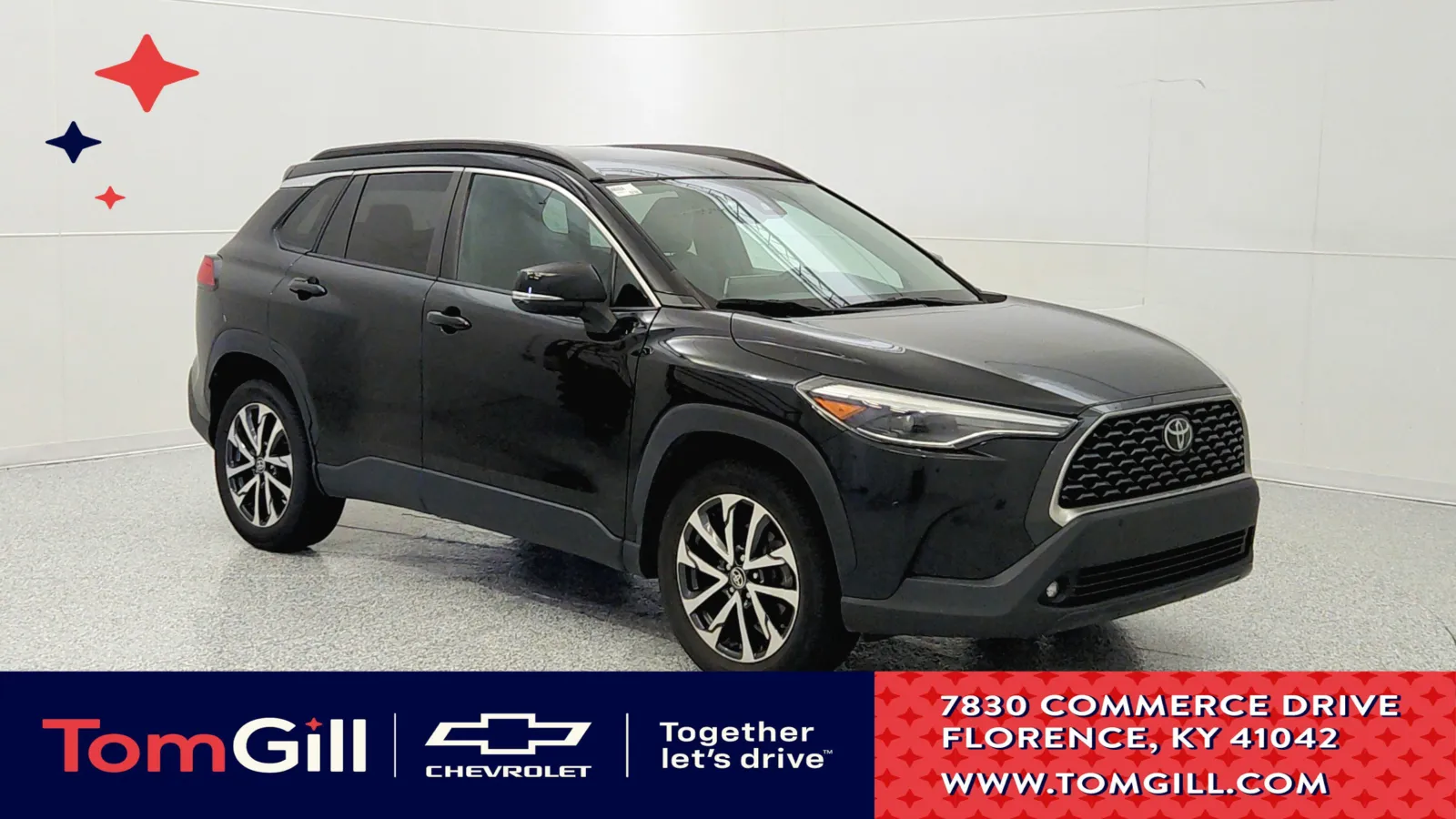 Black 2022 Toyota Corolla Cross XLE for sale in Florence, KY