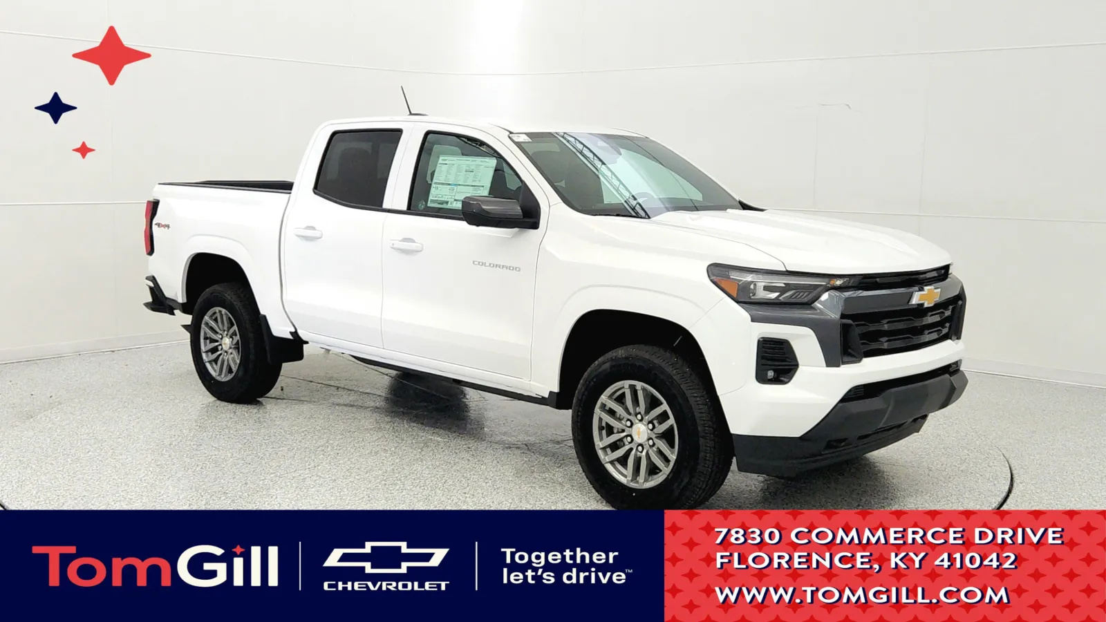 White 2026 Chevrolet Colorado 4WD LT for sale in Florence, KY