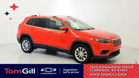Orange 2021 Jeep Cherokee Latitude Lux for sale in Florence, KY