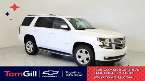 White 2016 Chevrolet Tahoe LTZ for sale in Florence, KY
