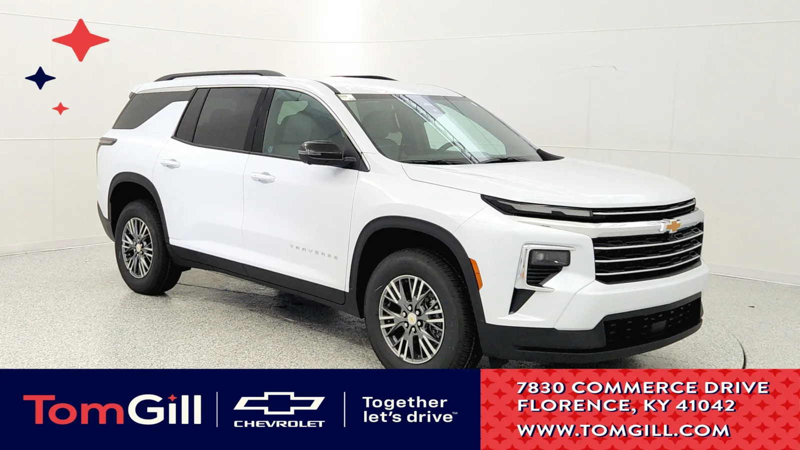 White 2026 Chevrolet Traverse FWD LT for sale in Florence, KY