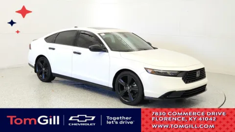 White 2023 Honda Accord Hybrid Sport-L for sale in Florence, KY