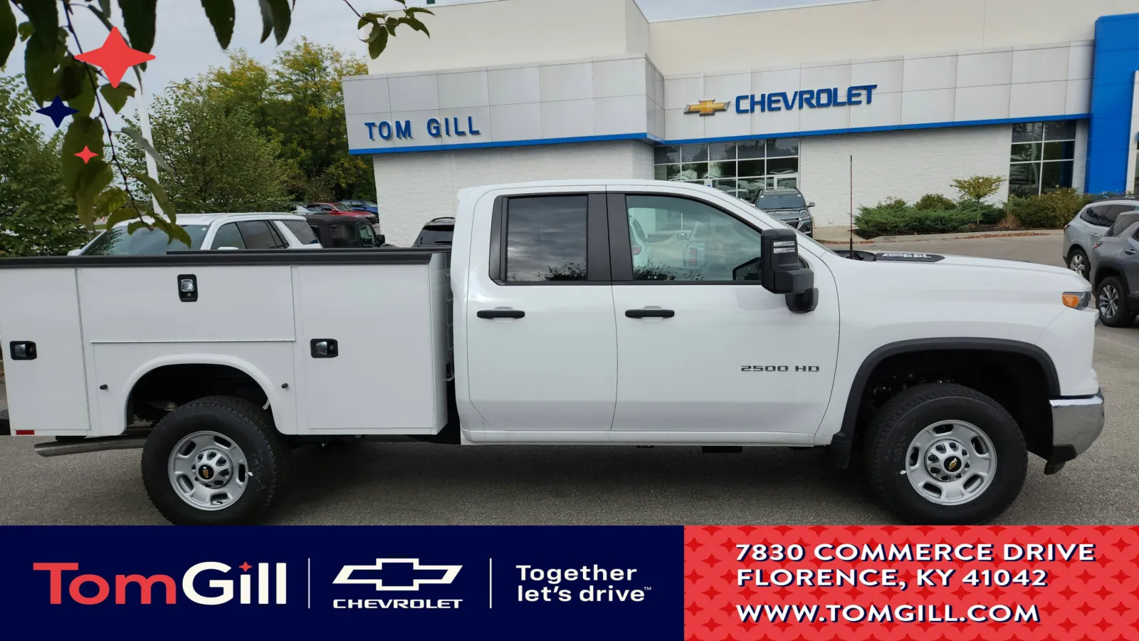 White 2025 Chevrolet Silverado 2500HD Work Truck for sale in Florence, KY