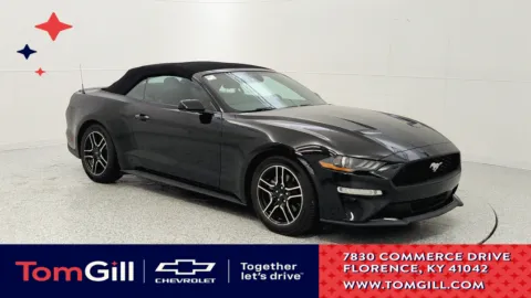 Black 2021 Ford Mustang EcoBoost Premium for sale in Florence, KY