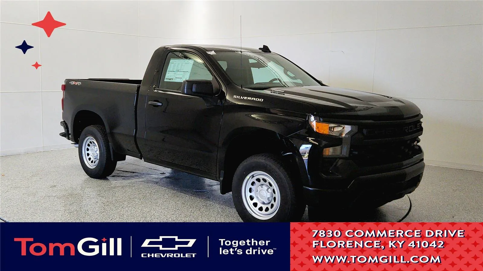 Black 2026 Chevrolet Silverado 1500 Work Truck for sale in Florence, KY