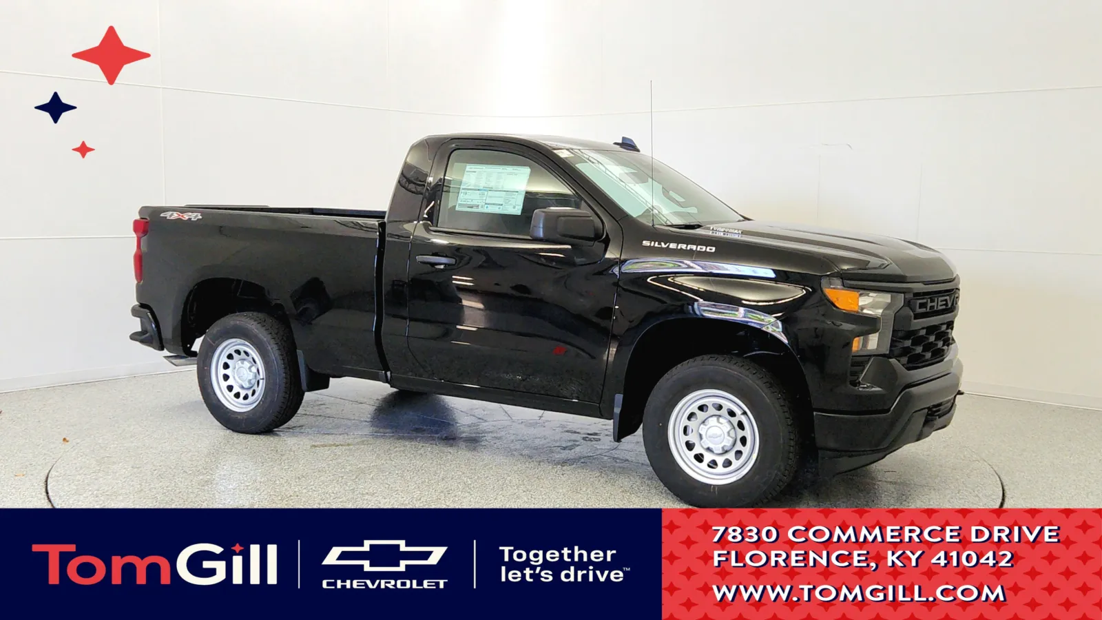 Black 2026 Chevrolet Silverado 1500 Work Truck for sale in Florence, KY