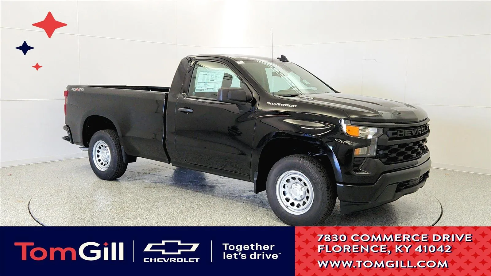 Black 2026 Chevrolet Silverado 1500 Work Truck for sale in Florence, KY