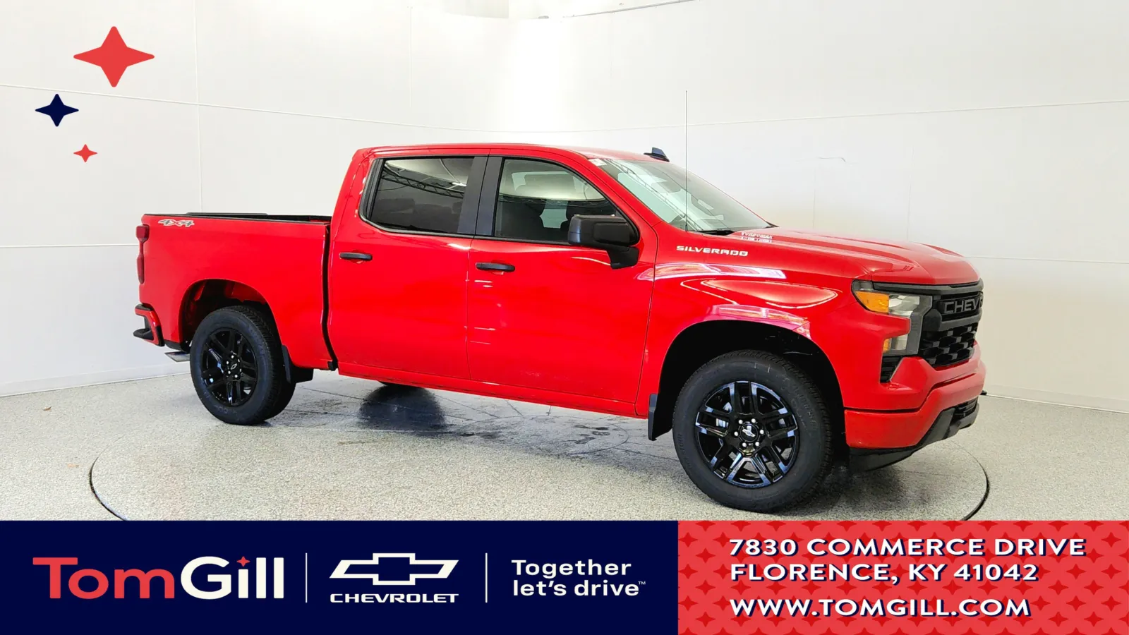 Red 2026 Chevrolet Silverado 1500 Custom for sale in Florence, KY