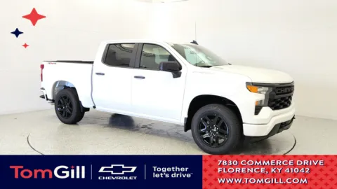 White 2026 Chevrolet Silverado 1500 Custom for sale in Florence, KY