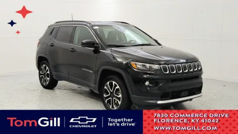 Black 2022 Jeep Compass Limited for sale in Florence, KY