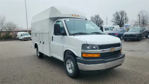 Photos of 2025 Chevrolet Express Cutaway 3500 1WT for sale in Florence, KY at Tom Gill Chevrolet