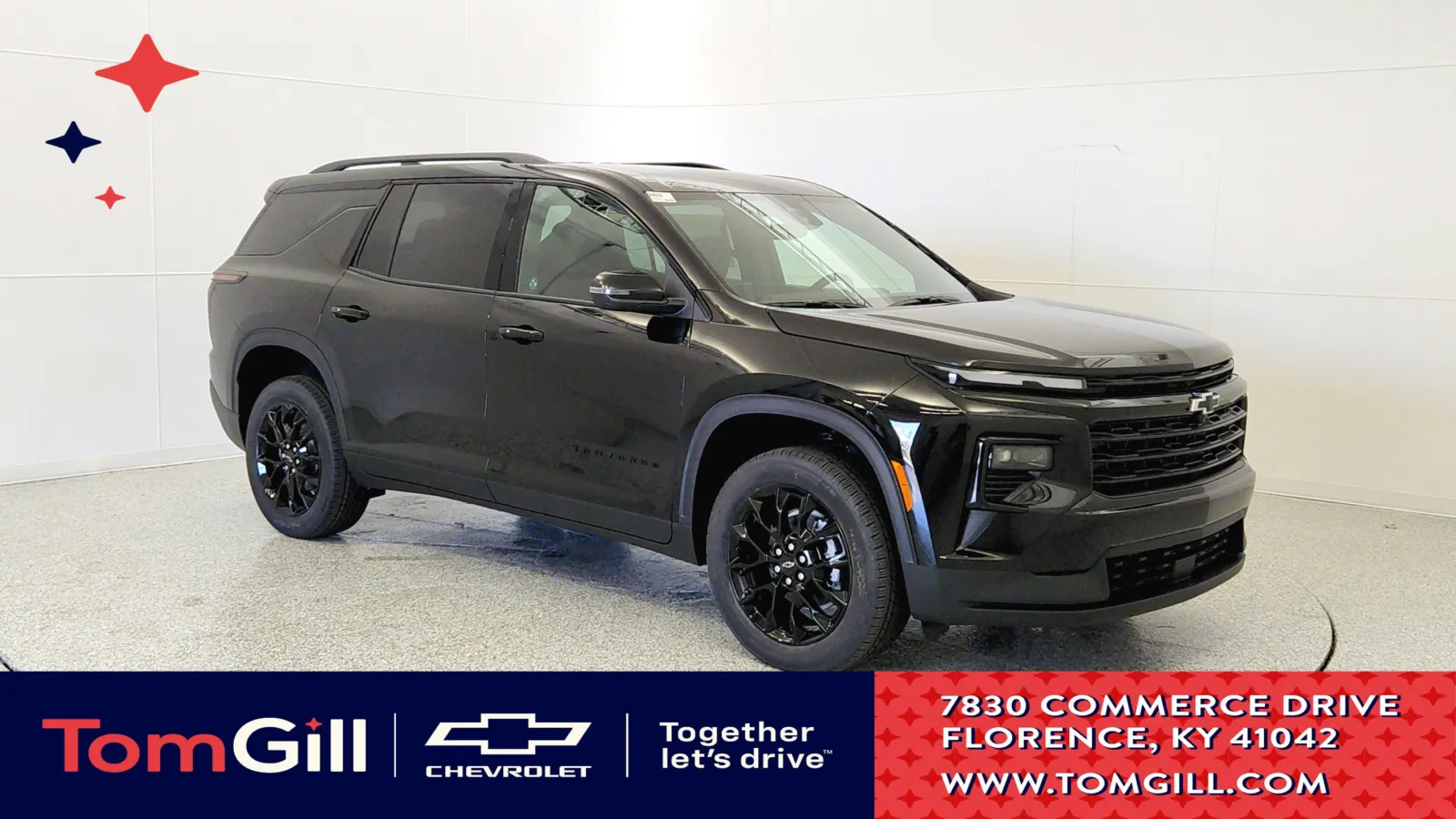 Black 2026 Chevrolet Traverse FWD LT for sale in Florence, KY