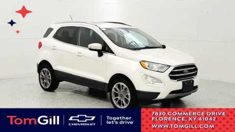 White 2022 Ford EcoSport Titanium for sale in Florence, KY