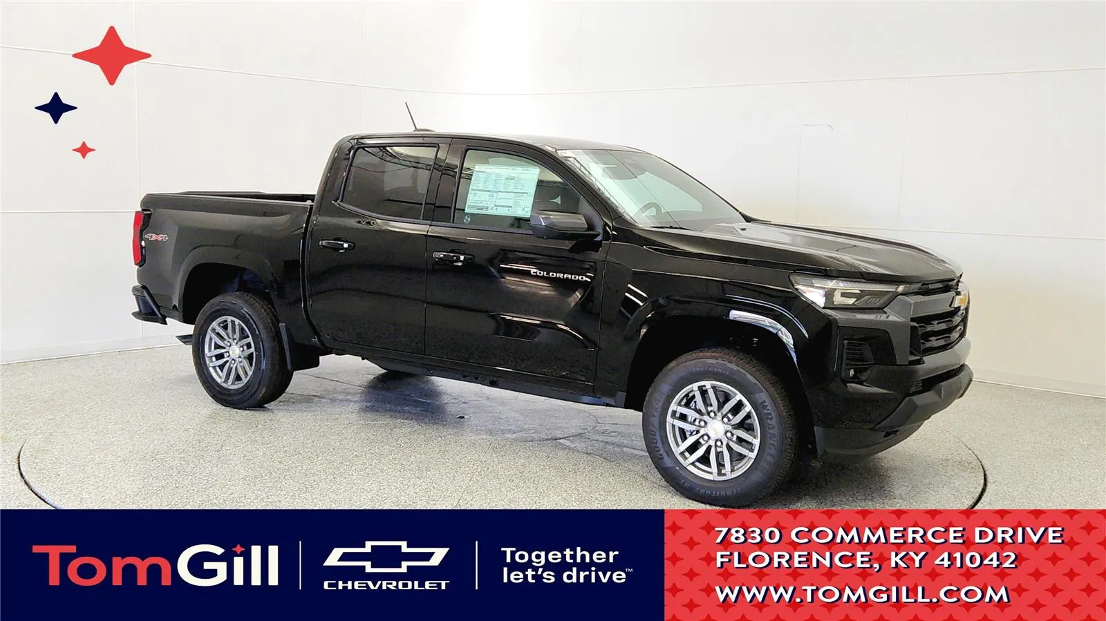 Black 2026 Chevrolet Colorado 4WD LT for sale in Florence, KY