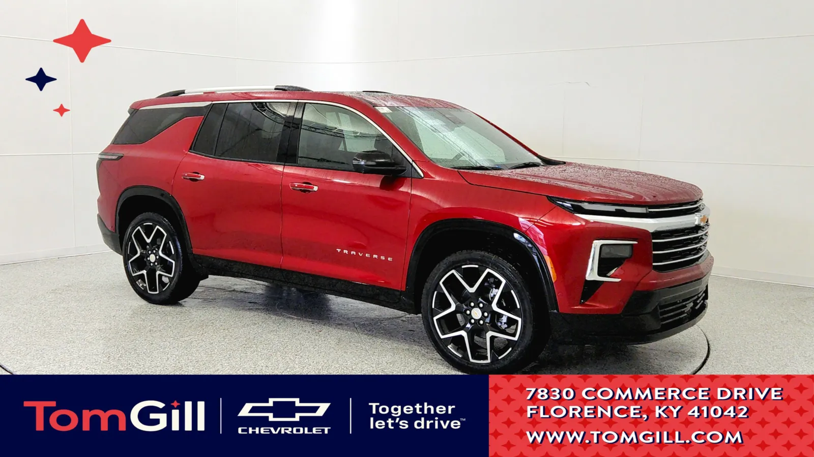 Red 2026 Chevrolet Traverse FWD High Country for sale in Florence, KY