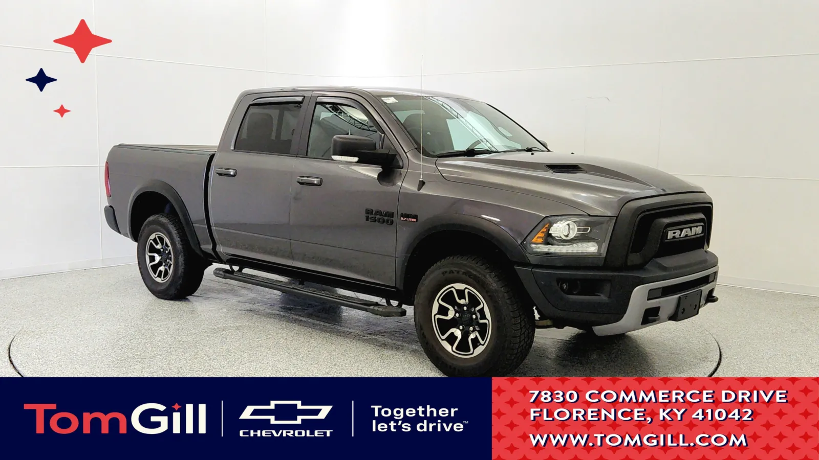 Gray 2018 Ram 1500 Rebel for sale in Florence, KY