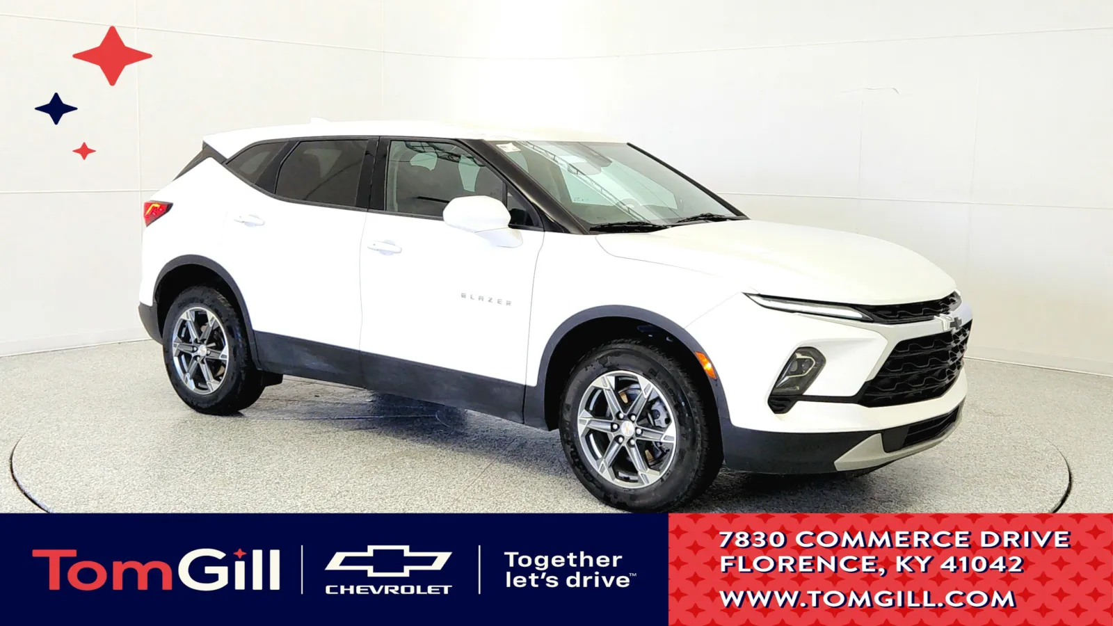 White 2023 Chevrolet Blazer LT for sale in Florence, KY