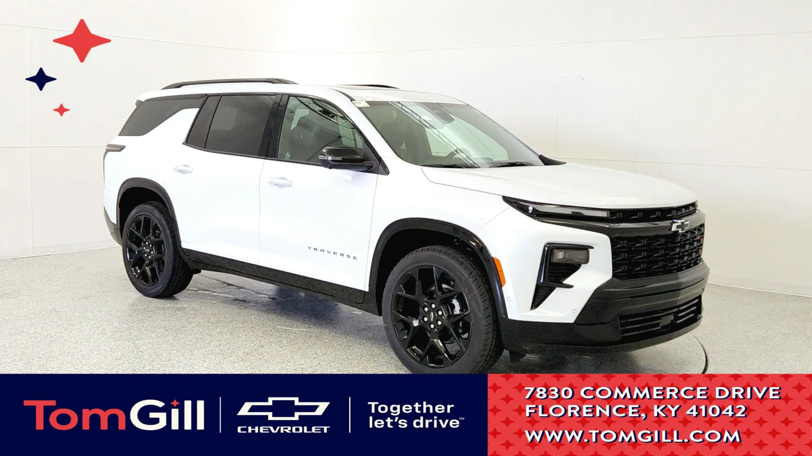 White 2026 Chevrolet Traverse AWD RS for sale in Florence, KY