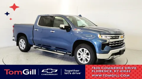 Blue 2024 Chevrolet Silverado 1500 LTZ for sale in Florence, KY