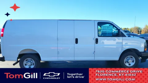 White 2025 Chevrolet Express Cargo Van Work Van for sale in Florence, KY