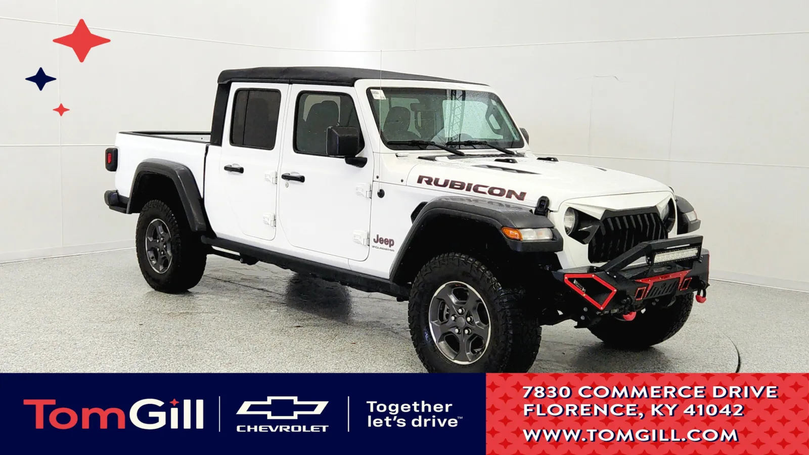White 2023 Jeep Gladiator Rubicon for sale in Florence, KY