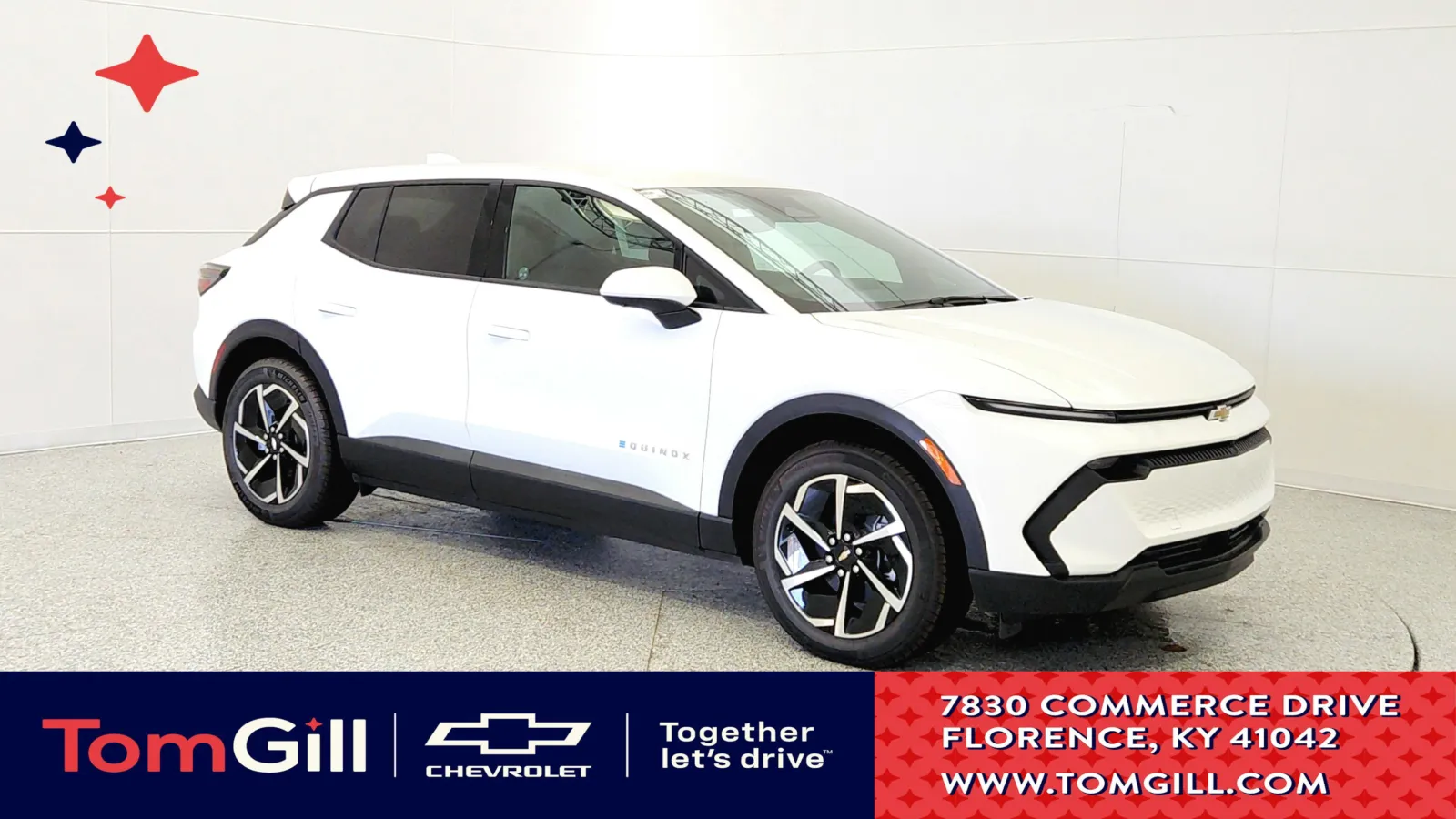 White 2026 Chevrolet Equinox EV LT1 with PCY for sale in Florence, KY