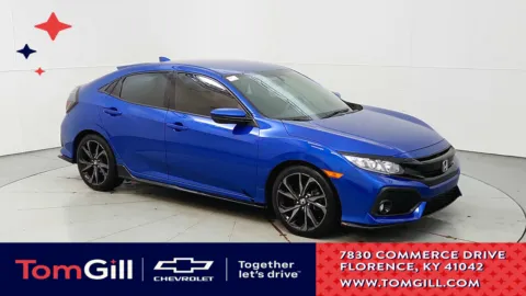 Blue 2017 Honda Civic Hatchback Sport for sale in Florence, KY