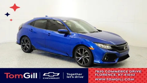 Blue 2017 Honda Civic Hatchback Sport for sale in Florence, KY