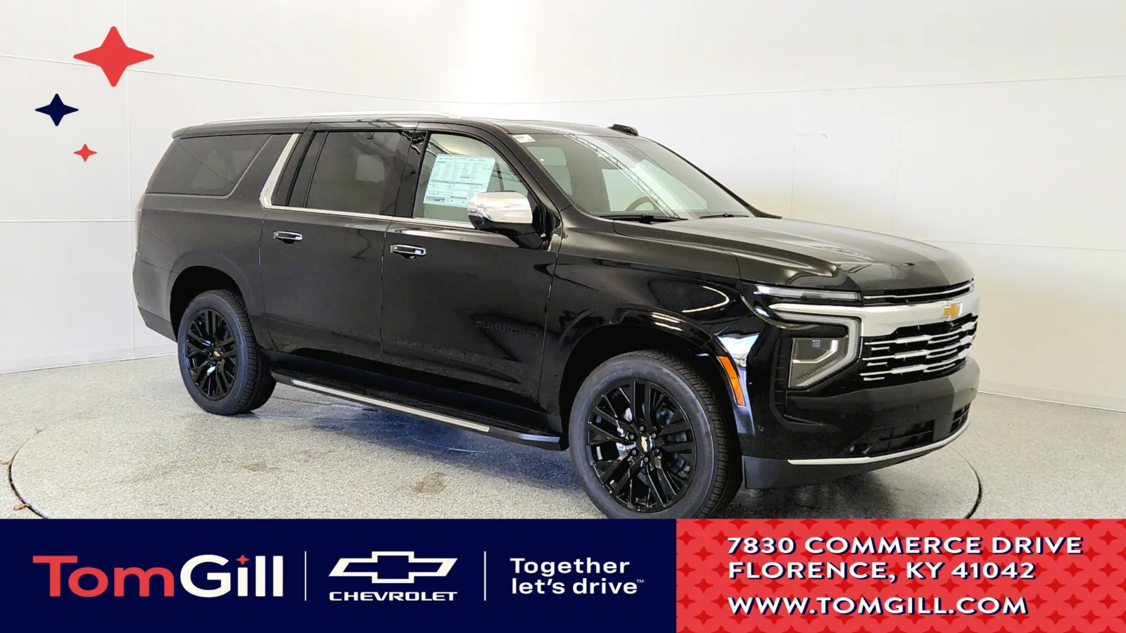 Black 2026 Chevrolet Suburban Premier for sale in Florence, KY