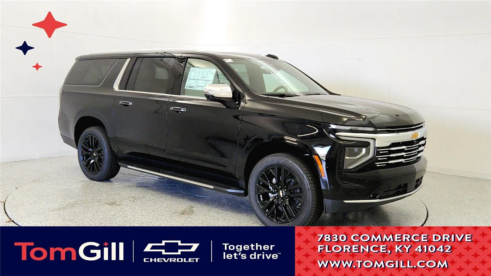 Black 2026 Chevrolet Suburban Premier for sale in Florence, KY