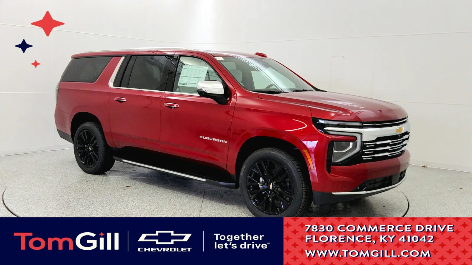 Red 2026 Chevrolet Suburban Premier for sale in Florence, KY