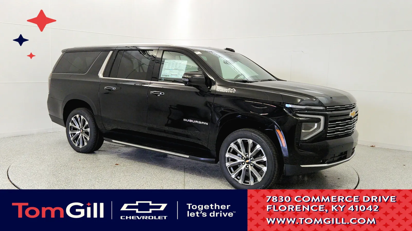 Black 2026 Chevrolet Suburban High Country for sale in Florence, KY