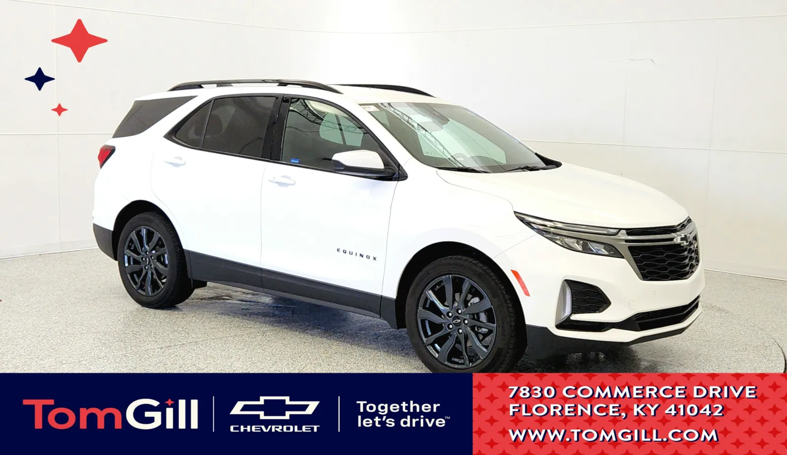 White 2023 Chevrolet Equinox RS for sale in Florence, KY