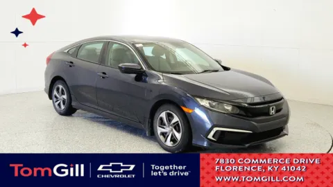 Gray 2021 Honda Civic Sedan LX for sale in Florence, KY