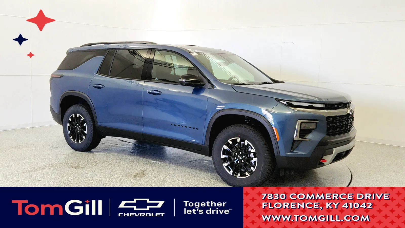 Blue 2026 Chevrolet Traverse AWD Z71 for sale in Florence, KY