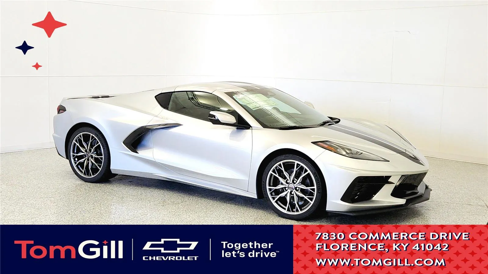 Silver 2026 Chevrolet Corvette 1LT for sale in Florence, KY