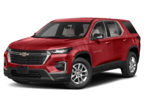 Red 2022 Chevrolet Traverse LT Cloth for sale in Florence, KY