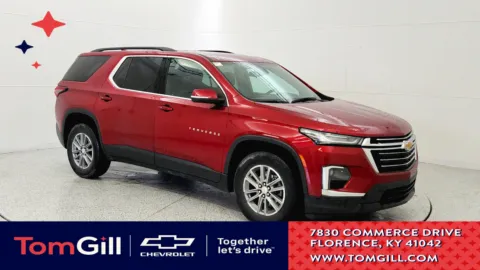 Red 2022 Chevrolet Traverse LT Cloth for sale in Florence, KY