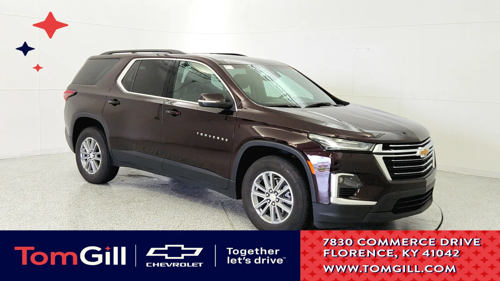 Black 2023 Chevrolet Traverse LT Cloth for sale in Florence, KY