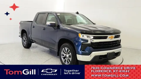 Blue 2022 Chevrolet Silverado 1500 LT for sale in Florence, KY