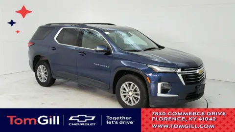 Blue 2023 Chevrolet Traverse LT Cloth for sale in Florence, KY